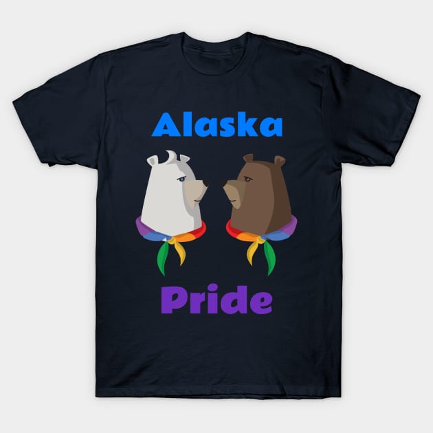 Alaska Pride Bears T-Shirt by Alaskan Skald
